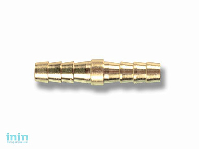 Соединение елочка 10 мм двухсторонняя (латунь) ECO