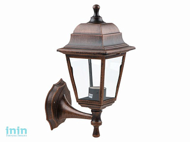 Светильник садово-парковый настенный "Леда" (черный под медь) Юпитер (НБУ 04-60-001) (ЮПИТЕР)