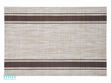 Салфетка сервировочная "Геометрия", 30х45 см, бордюр, MARMITON (Цвета в ассортименте: cерый с синим, серый с голубым, серый с коричневым.)