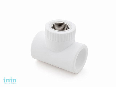 Тройник ПП комбинированный с внутр.рез. 32х1" РосТурПласт