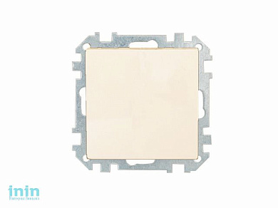 Выключатель 1 клав. проходной (скрытый) слоновая кость, Стиль, Bylectrica (Выключатель одноклавишный для управления электрическими цепями с двух мест