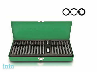 Набор бит 40пр. в металл.боксе TOPTUL (GAAD4002)