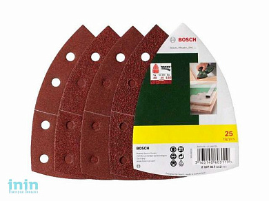 Набор шлифлистов для PSM (K40/80/120/180) (BOSCH)