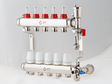 Коллекторная группа AVE136, 5 вых. AV Engineering (AVE13600105)