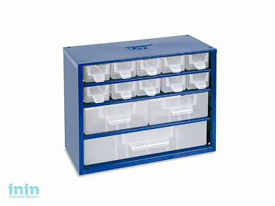 Модуль для хранения металлический (стальная рама, пластм. ящики) 10/2/1 (305x145x237 мм) (TAYG)