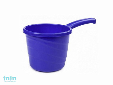 Ковш Practic (Практик), 1,3л., лазурно-синий, BEROSSI (Изделие из пластмассы. Литраж 1,3 л.   Размер 274 х 150 х 140 мм)