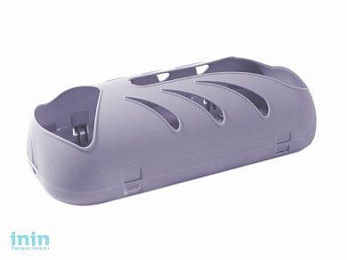 Корзина для пакетов Krita (Крита), сиреневый туман, BEROSSI (Изделие из пластмассы. Размер 280 х 133 х 84 мм)