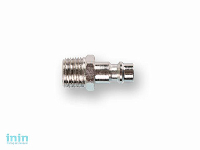 Соединение быстросъем. ПАПА х нар. резьба 3/8" (сталь) ECO