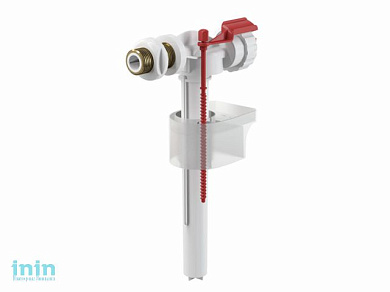 Впускной механизм с боковой подводкой и металлической резьбой (для керамических бачков) 1/2, Alcapla (Впускной механизм с боковой подводкой и металлич