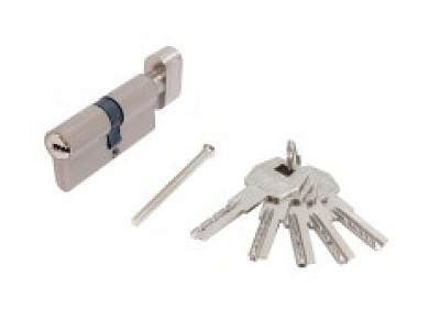 Евроцилиндр Стандарт MAX 70-5K SN мат.никель (35х35В) (перф.ключ/верт. (80,10))