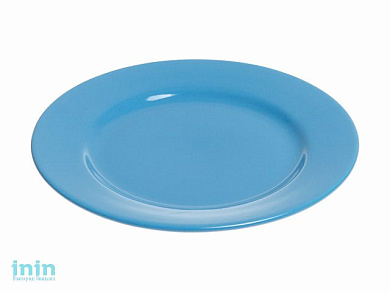 Тарелка обеденная керамическая, 241 мм, круглая, серия Лапсеки, синяя, PERFECTO LINEA (Супер цена!)