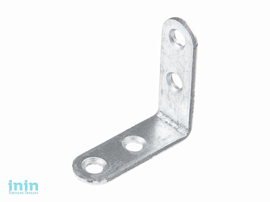 Уголок мебельный 12х35x35 мм круглый белый цинк STARFIX