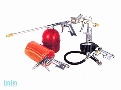 Набор пневмоинструмента ECO SGK-5 (5 предметов,верх. бак)