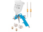 Краскораспылитель DGM Air Gun 100 (HP, сопла ф 1.5, 1.8, 2.5 мм, верх. бак 600 мл)