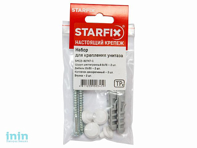 Набор для крепления унитаза 6х70 мм STARFIX