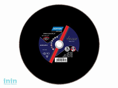 Круг отрезной 350х3.5x32.0 мм для металла Vulcan FIXED NORTON