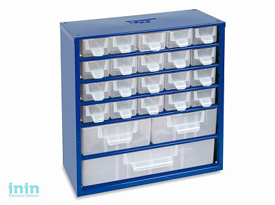 Модуль для хранения металлический (стальная рама, пластм. ящики) 20/2/1 (305x145x328 мм) (TAYG)