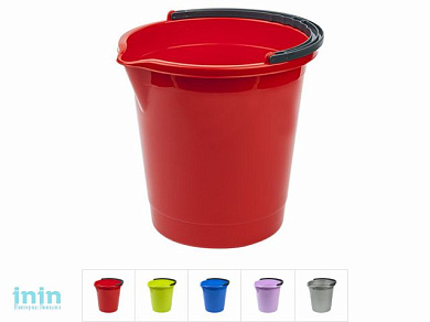 Ведро с носиком 10 л, DRINA (цвета в ассортименте)