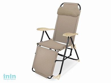 Кресло-шезлонг складное, NIKA (ПРОЕКТ МТ01.03.000) (Цвета в ассортименте)