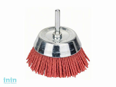 Щетка д/дрели "чашка" нейлон. 75мм BOSCH