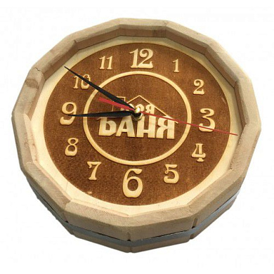 Часы для бани "Бочонок" (ЧБ-Т)