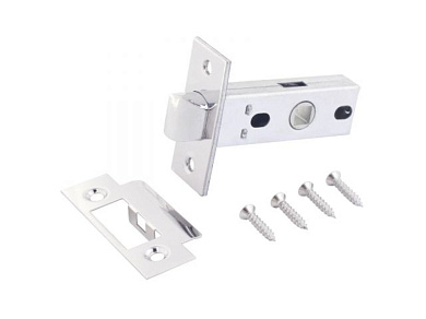 Защелка врезная межк. L45-8 CP хром 25мм АЛЛЮР