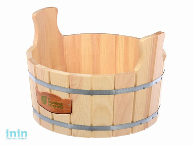 Ушат "шайка" 17 л, кедр, "Банные штучки" (БАННЫЕ ШТУЧКИ)