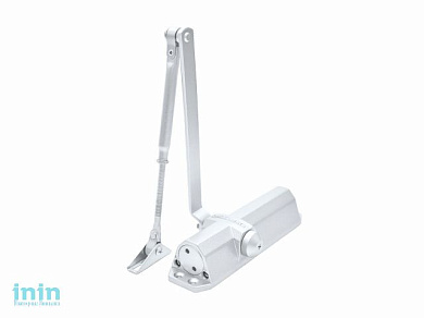 Доводчик дверной гидравлический NOTEDO DC-080 (60- 100кг) серебро