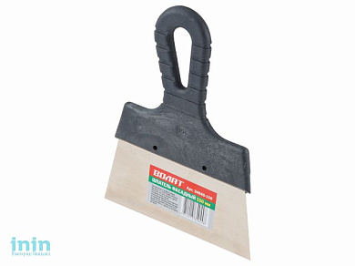 Шпатель фасад. нерж. с пласт. ручкой 200мм ВОЛАТ