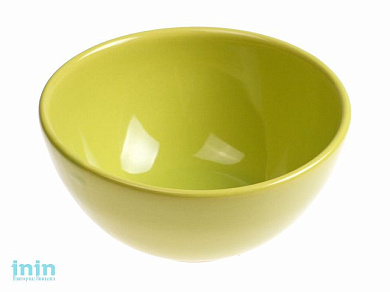 Салатник керамический, 123 мм, круглый, серия Кютахья, оливковый, PERFECTO LINEA (Супер цена!)