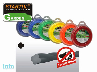 Леска ф 2.7 мм х 36 м бесшумная STARTUL GARDEN