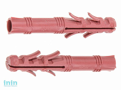 Дюбель распорный серии ZUBR 12х80 без шурупа (100 шт в зип-локе) (WAVE)