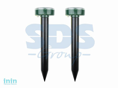 Набор ультразвуковых отпугивателей кротов на солнечной батарее (R20)  REXANT