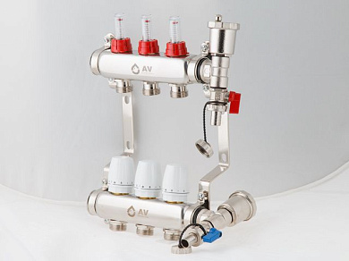 Коллекторная группа AVE136, 3 вых. AV Engineering (AVE13600103)