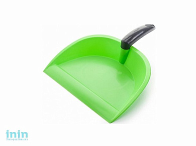 Совок пласт. Clean, салатный, BEROSSI (Изделие из пластмассы. Размер 317 х 264 х 937 мм)