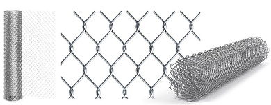 Сетка рабица оцинкованная 1,8*10 м Яч 50*50 Проволока 1.8 мм