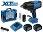 Аккум. ударный гайковерт BULL SC 1810 Xcase, XLTpro, БЕСЩЕТ., 18 В, 1500 Н*м, 3/4", 2х6 А*ч, з/у 6 А (Масса: 3,92 кг;)