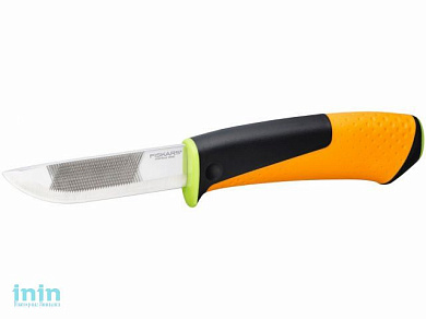 Нож для тяжелых работ с точилкой FISKARS