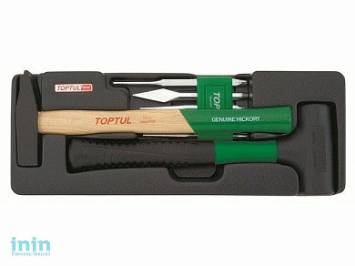 Набор-сет молотки, выколотки и зубила 7пр. 136х364мм TOPTUL (GCAT0701)