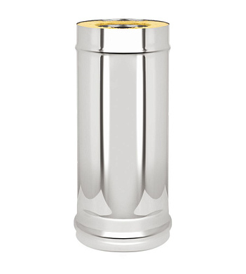 Сэндвич-труба Нерж+Нерж (AISI 430/0,8мм)  д.150х250, L-1м