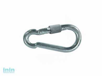 Карабин пожарный с фиксатором М5 DIN 5299 D STARFIX