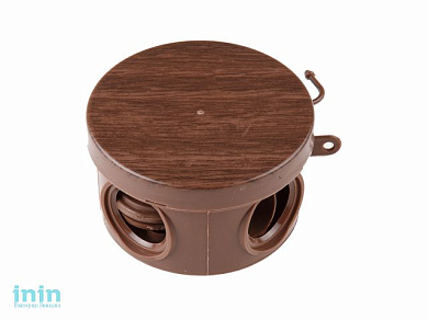 Коробка распаячная ОП 65х40мм, бук, 4 мембр. вх. IP54 ЮПИТЕР