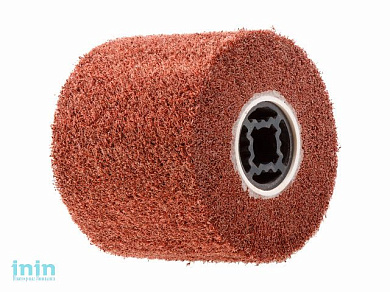 Щетка нейлоновая 120х100 мм P80 WORTEX (диаметр 120 мм, ширина 100 мм, посадочный диаметр 19 мм, зерн. 80)