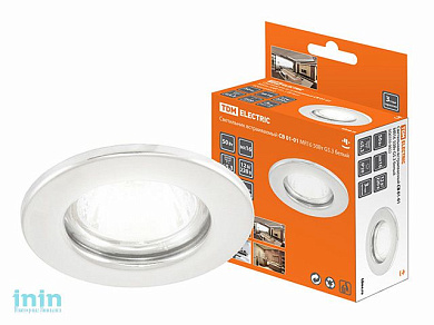 Светильник встраиваемый СВ 01-01 MR16 50Вт G5.3 белый TDM