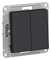 Выключатель 2-клавишный Schneider Electric Atlas Design ATN001051