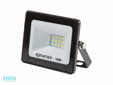 Прожектор светодиодный 10 Вт 6500K IP64 ЮПИТЕР (800 лм, холодный белый свет)