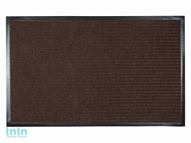 Коврик придверный влаговпитывающий, ребристый Tuff, 50 х 80 см, коричневый, ТМ Blabar (размер 50 х 80 см)