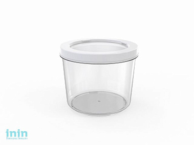 Контейнер Cake, 0,75 л, прозрачный, BEROSSI (Изделие из пластмассы. Литраж 0,75 л)