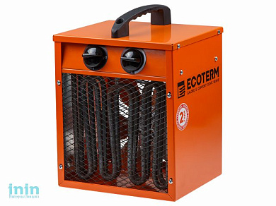 Нагреватель воздуха электр. Ecoterm EHC-02/1C (кубик, 2 кВт, 220 В, термостат, 2 года гарантии)