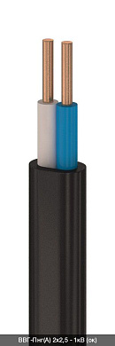 Кабель ВВГнг(А)-LS-П 2х2,5 (ГОСТ)